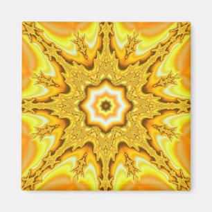 Goldstern-Fraktal-Magnet Magnet