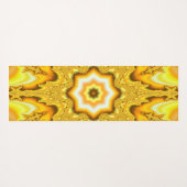 Goldstern-Fraktal Yogamatte (Rückseite (Horizontal))