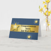 Goldstern-Glückwünsche Karte (Gelbe Blume)