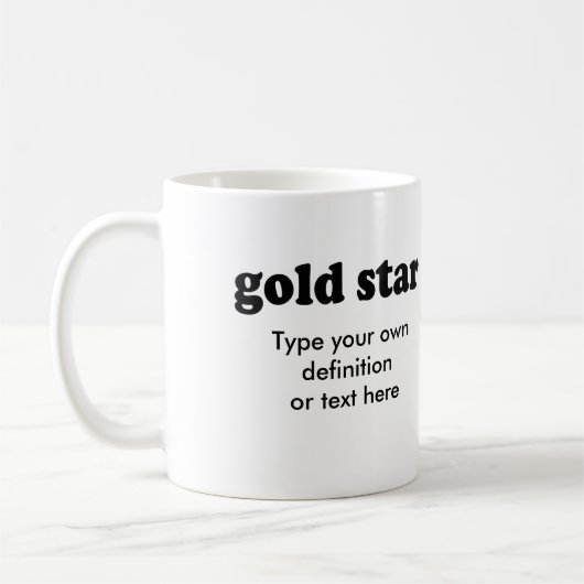 GOLDstern Kaffeetasse (Links)