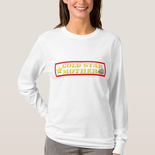 Goldstern-MutterHoodie - mit einem Stern T-Shirt (Vorderseite)