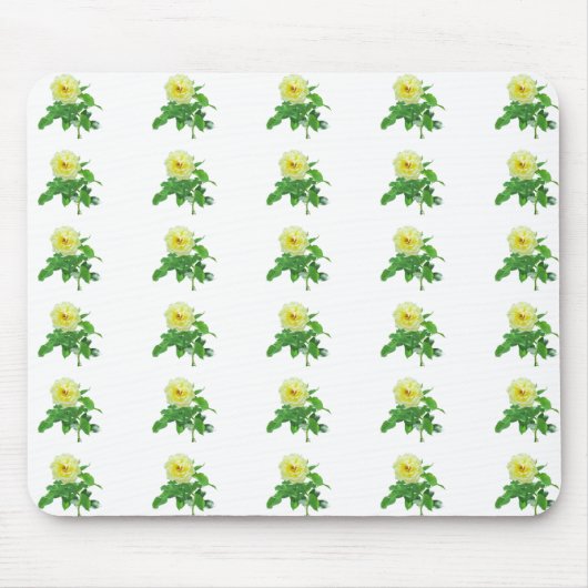 Goldstern-Rose Mousepad (Vorne)