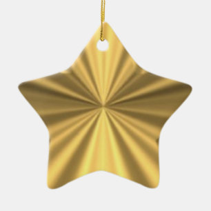 Goldstern-Verzierung Keramikornament