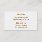 Goldstern "VIP-DURCHLAUF" Visitenkarte (Rückseite)