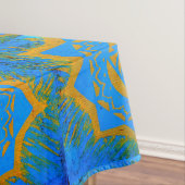 Goldsterne auf blau tischdecke (Beispiel)