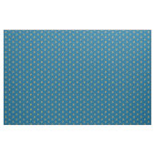Goldsterne auf mittlerem Blau Stoff (Yard (91,4 cm))
