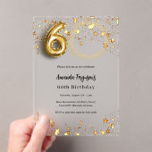 Goldsterne aus dem 60. Foto überzeugen Acryleinladungen (Insitu (Handheld))