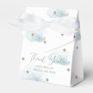 Goldsterne & Blaue Wolken Brautparty Geschenkschachtel