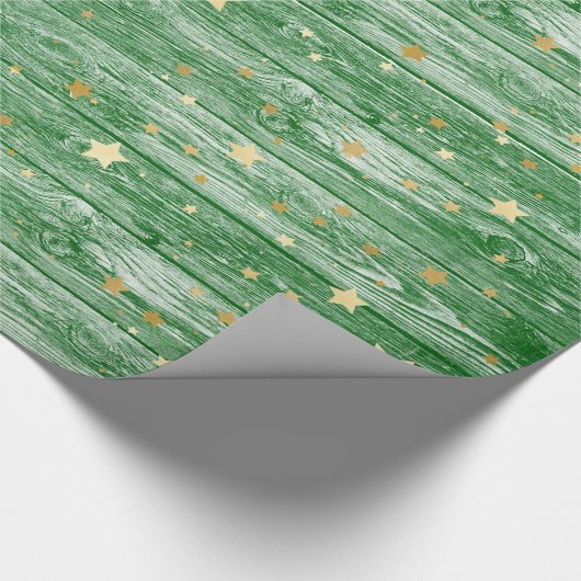 Goldsterne Geschenkpapier (Ecke)