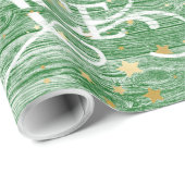 Goldsterne Geschenkpapier (Rolleneckpunkt)