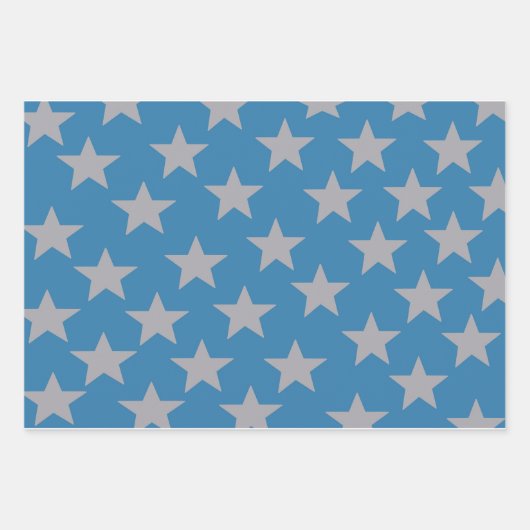 Goldsterne Geschenkpapier Set (Vorderseite 2)