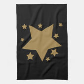 Goldsterne Geschirrtuch (Vertikal)