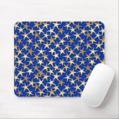 Goldsterne in Kobaltblau Mousepad (Mit Mouse)