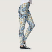 Goldsterne kosmischer Swirt Leggings (Rechts)