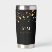 Goldsterne-Markennamen Thermobecher (Vorderseite)