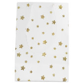 Goldsterne Mittlere Geschenktüte (Rückseite)