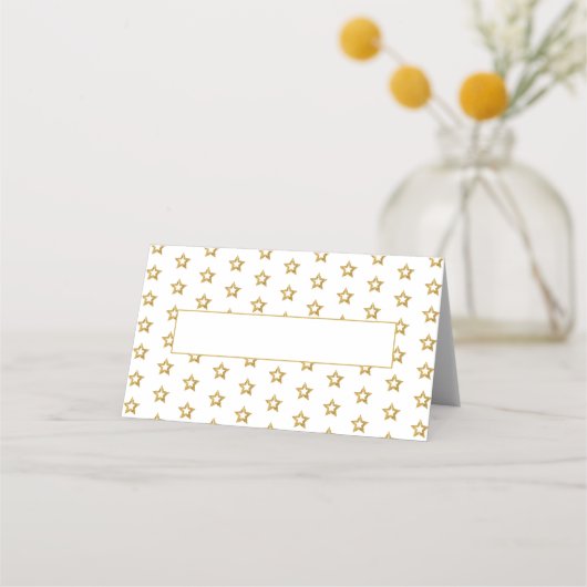 Goldsterne Platzkarte (Vorderseite)