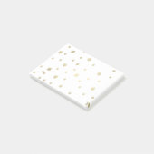 Goldsterne Post-it Klebezettel (angewinkelt)