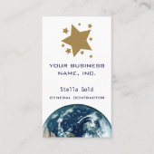 Goldsterne Visitenkarte (Vorderseite)