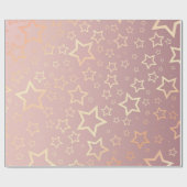 goldsternenrosa Packpapier (Flach)
