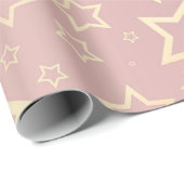 goldsternenrosa Packpapier (Rolleneckpunkt)
