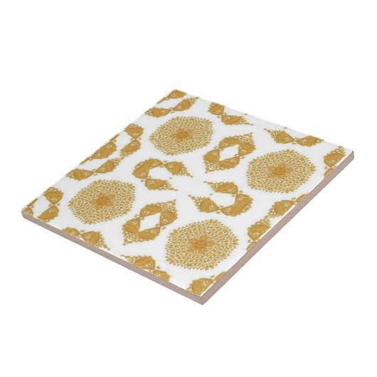 Goldsternplatte der geometrischen Keramik Fliese (Seite)