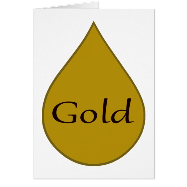 Goldstillende Preiskarte 1-jährig (Vorne)