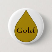 Goldstillendes Preis-Abzeichen 1 Jahr Button (Vorderseite)