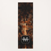 Goldstrahl im geometrischen funkelnd Universum Mon Yogamatte (Vorderseite)