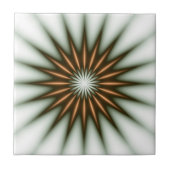 Goldstrahlmuster Fliese (Vorderseite)
