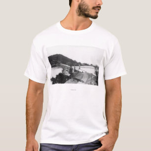 Goldstrand, Oregon-Brücke über Schurken- Fluss T-Shirt