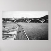 Goldstrand, Oregon Docks und Brücke über Rogue Poster (Vorne)