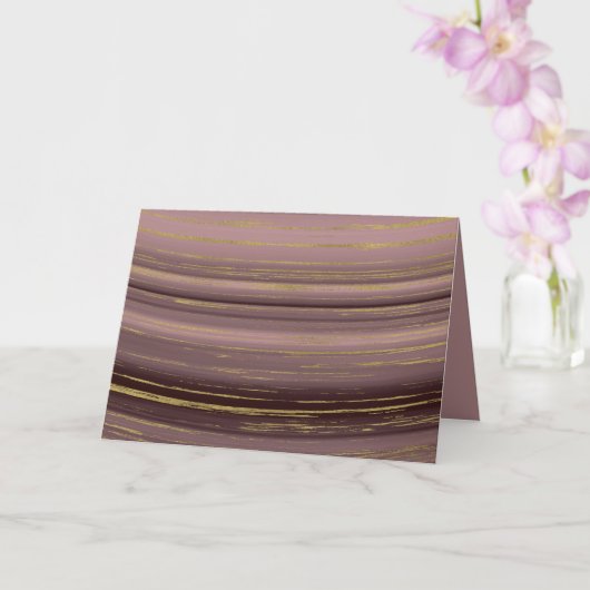 Goldstränge Karte (Orchidee)