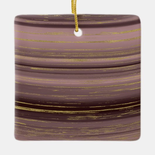 Goldstränge Keramikornament (Vorderseite)