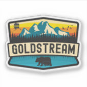 Goldstream, Alaska Aufkleber (Vorderseite)
