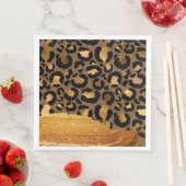 Goldstreifen auf Glamour mit Metallen Serviette (Beispiel)