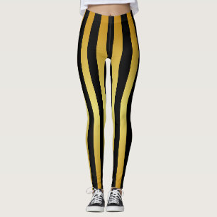 Goldstreifen auf Ihrer Farbe Leggings