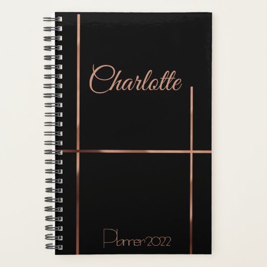 Goldstreifen der eleganten Rose Planer (Vorderseite)