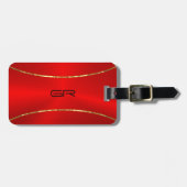 Goldstreifen im Hintergrund Gepäckanhänger (Vorderseite horizontal)