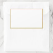 Goldstreifen in Gewürzjar, rechteckige Aufkleber (Tasche)