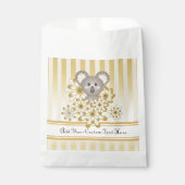 Goldstreifen Koala Kinderdusche/Kindergeburtstag Geschenktütchen (Vorderseite)
