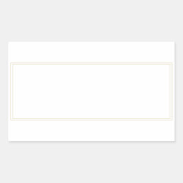 Goldstreifen mit Gewürzjar, rechteckige Etiketten Rechteckiger Aufkleber