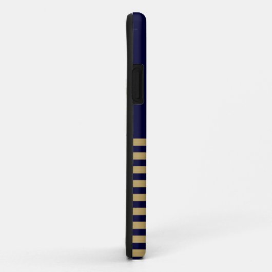 Goldstreifen mit Goldanker Case-Mate iPhone Hülle (Hinten/Rechts)