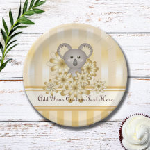 Goldstreifen Niedlich Koala Kinderdusche / Kinderg