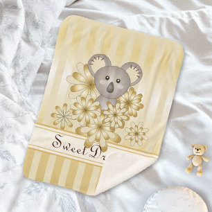Goldstreifen Süßes Baby Koala Sherpadecke