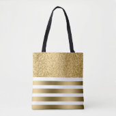 Goldstreifen und Glitzer Tasche (Vorderseite)
