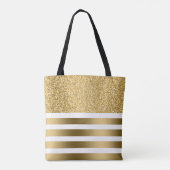 Goldstreifen und Glitzer Tasche (Rückseite)