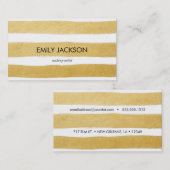 Goldstreifen Visitenkarte (Vorne/Hinten)