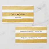 Goldstreifen Visitenkarte (Vorne/Hinten)