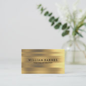 Goldstreifen-Visitenkarte Visitenkarte (Stehend Vorderseite)